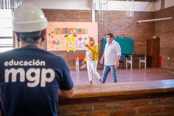 El Municipio trabaja en la infraestructura y el mantenimiento de escuelas y jardines