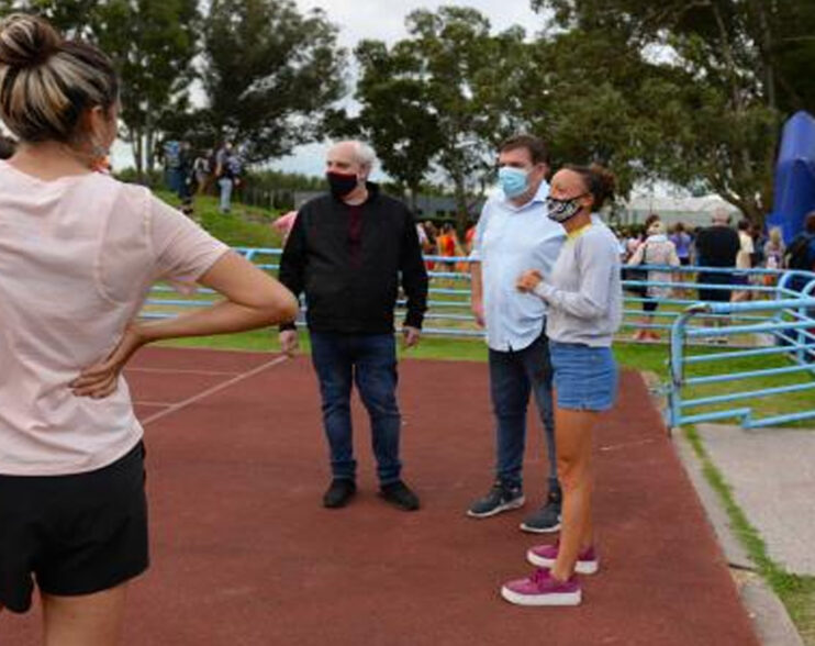 Los deportistas marplatenses cuentan con una nueva pista para el entrenamiento y la competencia