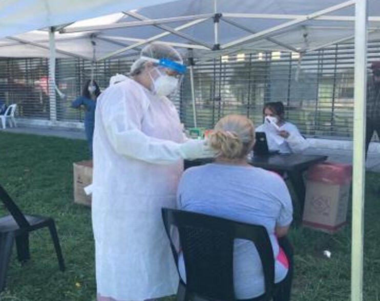 Nueva jornada de detección Covid en el barrio Belisario Roldán