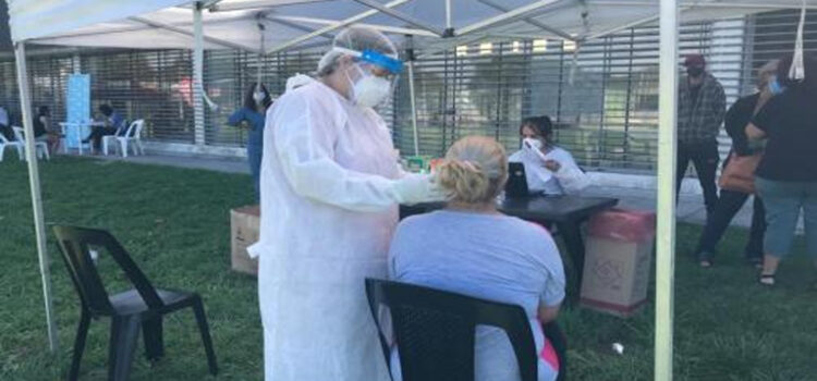 Nueva jornada de detección Covid en el barrio Belisario Roldán