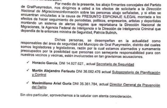 Pedimos explicaciones
