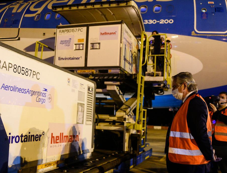 Argentina cuenta con más de 10 millones de vacunas