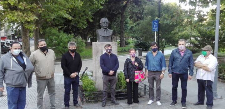 Emotivo acto de homenaje a Raúl Alfonsín en Mar del Plata