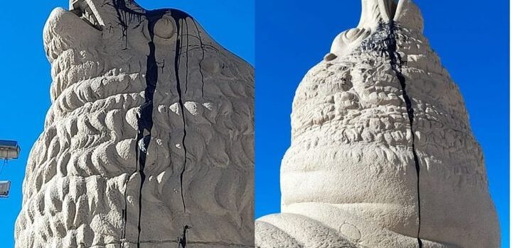El Municipio realizó una denuncia penal por la vandalización de los lobos de la Rambla