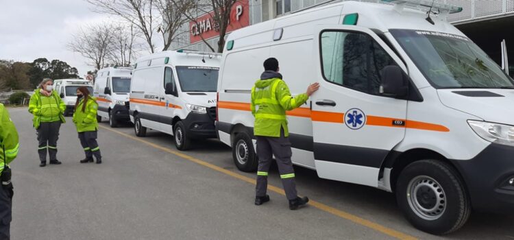 Llegaron las tres ambulancias que el Estado Nacional gestionó para Mar del Plata