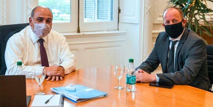 Manzur recibió a Insaurralde, el nuevo jefe de Gabinete bonaerense