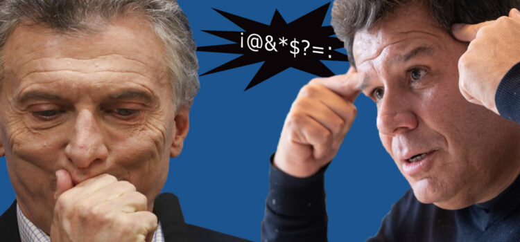 MANES SALIO A CRUZAR A MACRI