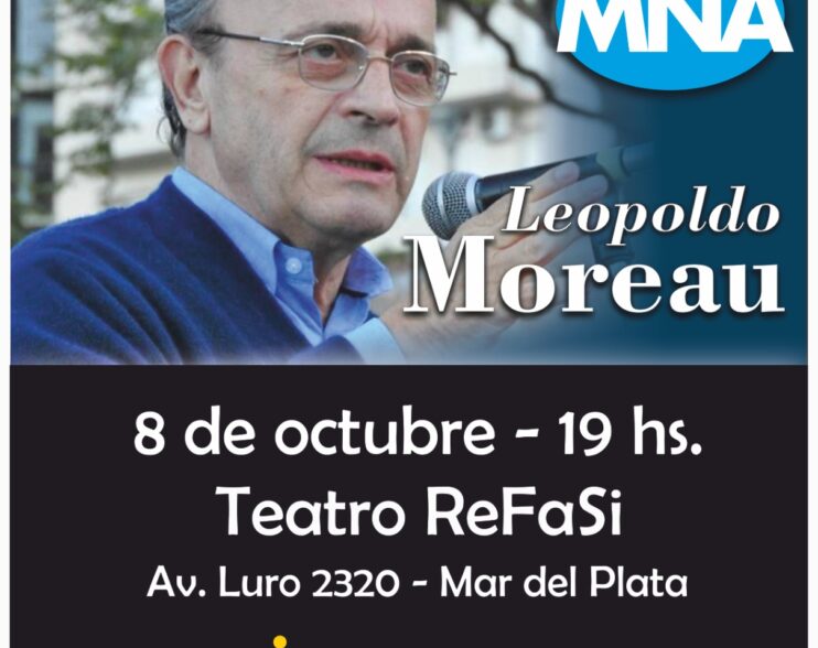 El próximo viernes, Leopoldo Moreau visitará Mar del Plata
