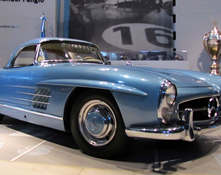 Mercedes-Benz 300 SL, el favorito de Fangio, a subasta.