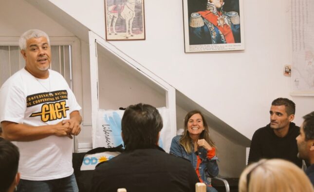 Autoridades nacionales visitaron la casa de la Economía Social y Solidaria Alberto Rosa