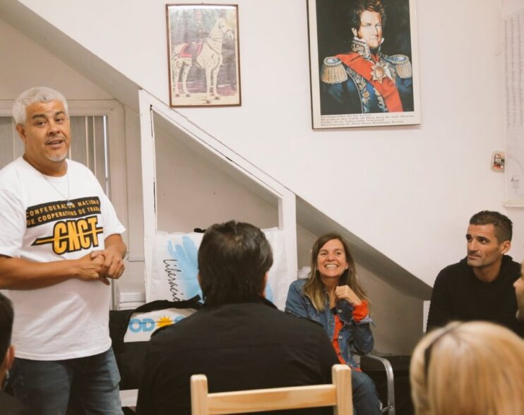 Autoridades nacionales visitaron la casa de la Economía Social y Solidaria Alberto Rosa