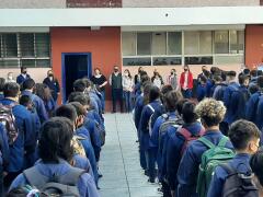 RAVERTA: “ES IMPORTANTE QUE TERMINEN LA ESCUELA, QUE NADIE SE QUEDE EN EL CAMINO”