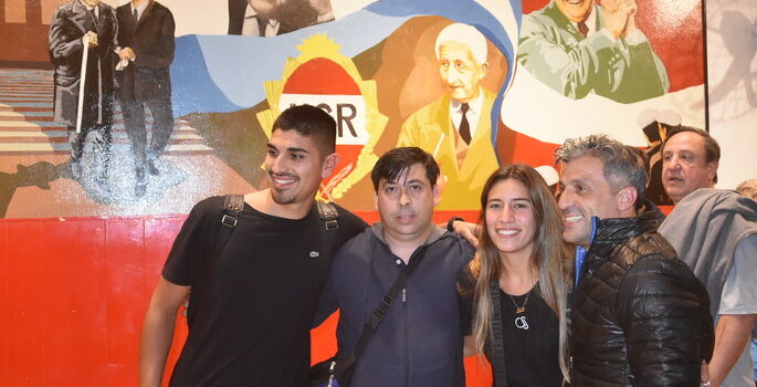 JUVENTUD RADICAL: Aldana Echeverría Saravia celebró a lo grande haber ganado la elección de los jóvenes
